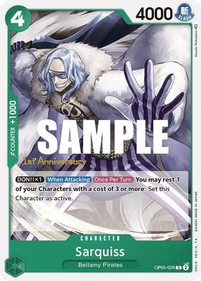 Sarquiss card from Awakening of the New Era: 1st Anniversary Tournament Cards