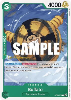 Buffalo card from Awakening of the New Era: 1st Anniversary Tournament Cards