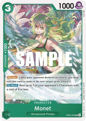 Monet card from Awakening of the New Era: 1st Anniversary Tournament Cards