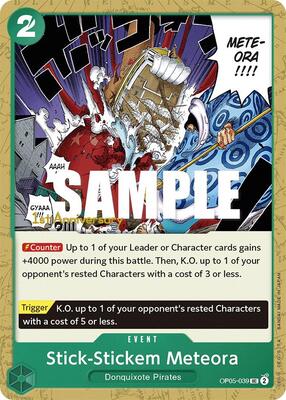 Stick-Stickem Meteora card from Awakening of the New Era: 1st Anniversary Tournament Cards