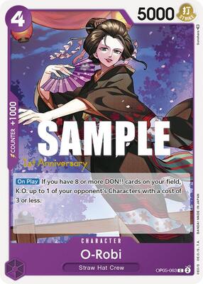 O-Robi card from Awakening of the New Era: 1st Anniversary Tournament Cards