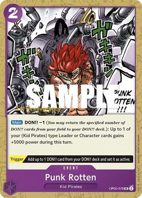 Punk Rotten card from Awakening of the New Era: 1st Anniversary Tournament Cards