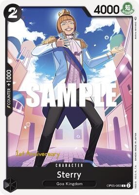 Sterry card from Awakening of the New Era: 1st Anniversary Tournament Cards