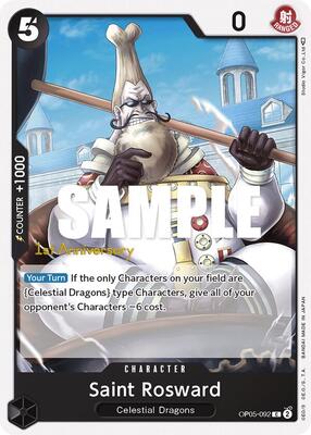 Saint Rosward card from Awakening of the New Era: 1st Anniversary Tournament Cards