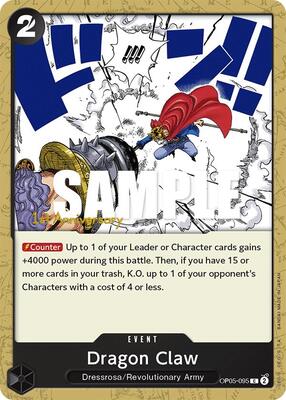 Dragon Claw card from Awakening of the New Era: 1st Anniversary Tournament Cards
