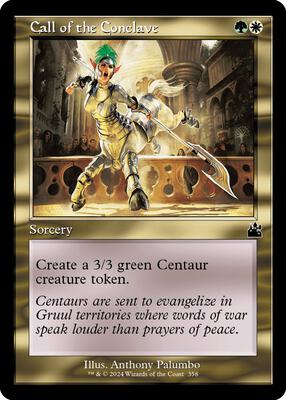 Call of the Conclave (Retro Frame) card from Ravnica Remastered