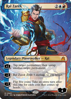 Ral Zarek (Anime Borderless) card from Ravnica Remastered