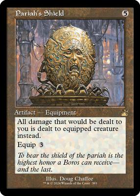 Pariah's Shield (Retro Frame) card from Ravnica Remastered