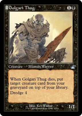 Golgari Thug (Retro Frame) card from Ravnica Remastered