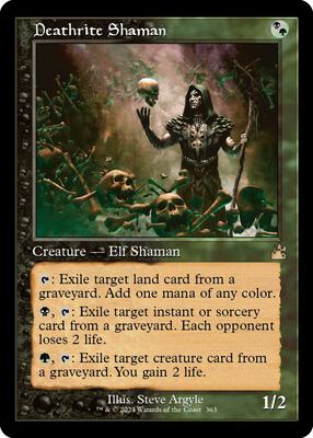Deathrite Shaman (Retro Frame) card from Ravnica Remastered