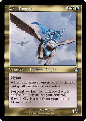Sky Hussar (Retro Frame) card from Ravnica Remastered