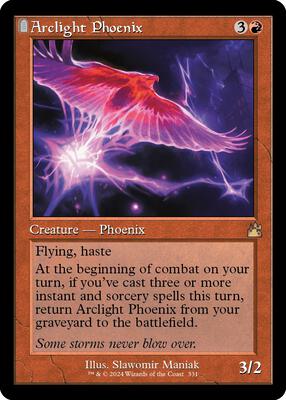 Arclight Phoenix (Retro Frame) card from Ravnica Remastered