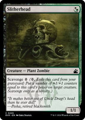 Slitherhead card from Ravnica Remastered