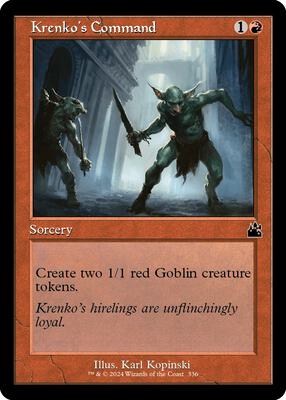 Krenko's Command (Retro Frame) card from Ravnica Remastered