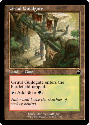 Gruul Guildgate (Retro Frame) card from Ravnica Remastered