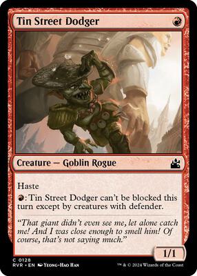 Tin Street Dodger card from Ravnica Remastered