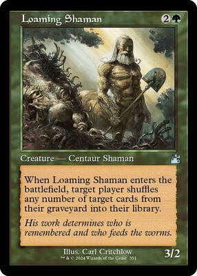 Loaming Shaman (Retro Frame) card from Ravnica Remastered