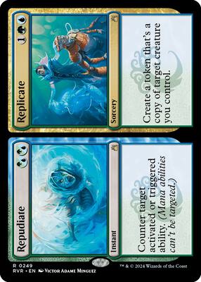 Repudiate // Replicate card from Ravnica Remastered
