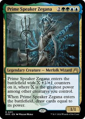 Prime Speaker Zegana card from Ravnica Remastered