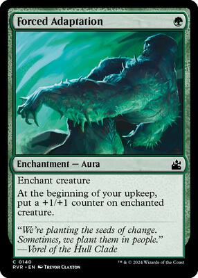 Forced Adaptation card from Ravnica Remastered