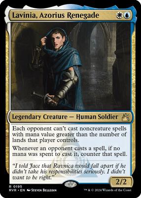 Lavinia, Azorius Renegade card from Ravnica Remastered