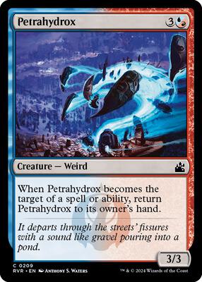 Petrahydrox card from Ravnica Remastered