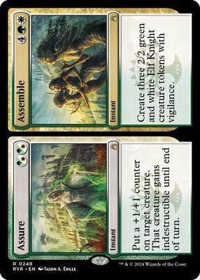 Assure // Assemble card from Ravnica Remastered
