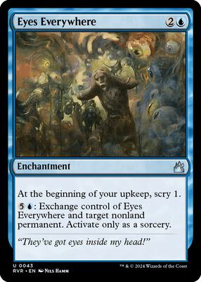 Eyes Everywhere card from Ravnica Remastered
