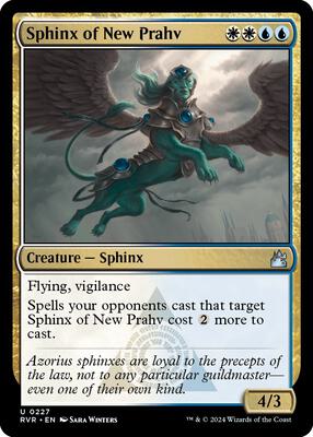 Sphinx of New Prahv card from Ravnica Remastered
