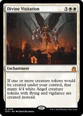 Divine Visitation card from Ravnica Remastered