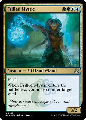 Frilled Mystic card from Ravnica Remastered