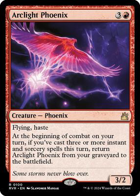 Arclight Phoenix card from Ravnica Remastered