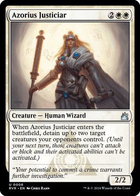 Azorius Justiciar card from Ravnica Remastered