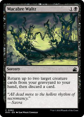 Macabre Waltz card from Ravnica Remastered