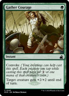 Gather Courage card from Ravnica Remastered