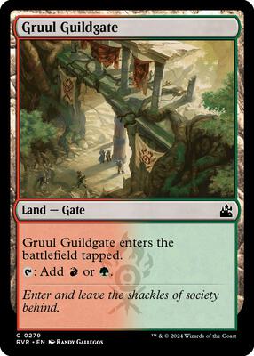 Gruul Guildgate card from Ravnica Remastered