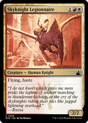 Skyknight Legionnaire card from Ravnica Remastered
