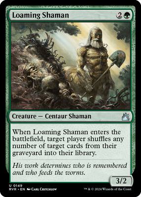 Loaming Shaman card from Ravnica Remastered