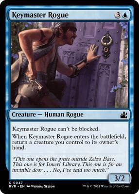 Keymaster Rogue card from Ravnica Remastered