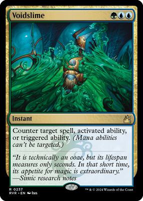 Voidslime card from Ravnica Remastered