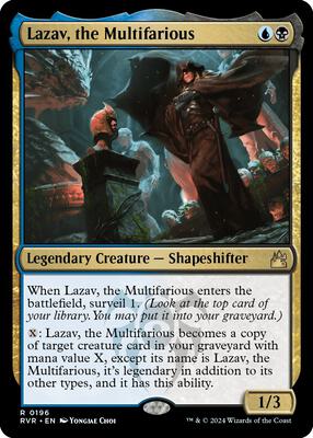 Lazav, the Multifarious card from Ravnica Remastered