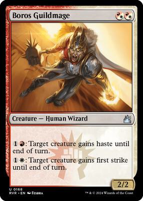 Boros Guildmage card from Ravnica Remastered