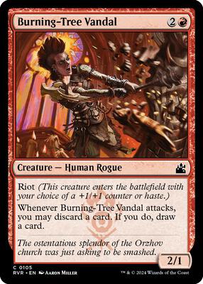 Burning-Tree Vandal card from Ravnica Remastered