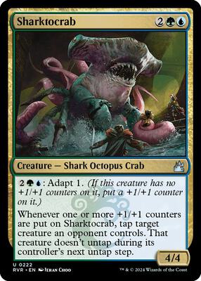 Sharktocrab card from Ravnica Remastered