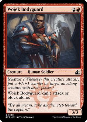 Wojek Bodyguard card from Ravnica Remastered