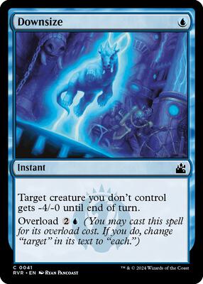 Downsize card from Ravnica Remastered