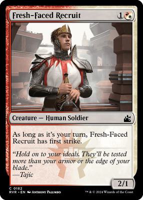 Fresh-Faced Recruit card from Ravnica Remastered