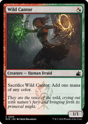 Wild Cantor card from Ravnica Remastered