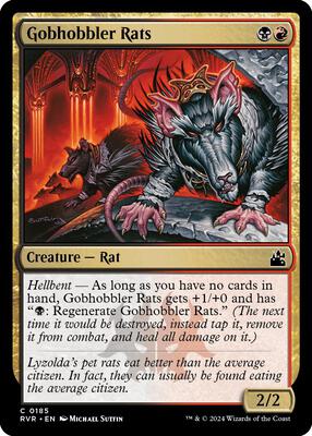 Gobhobbler Rats card from Ravnica Remastered