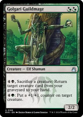 Golgari Guildmage card from Ravnica Remastered